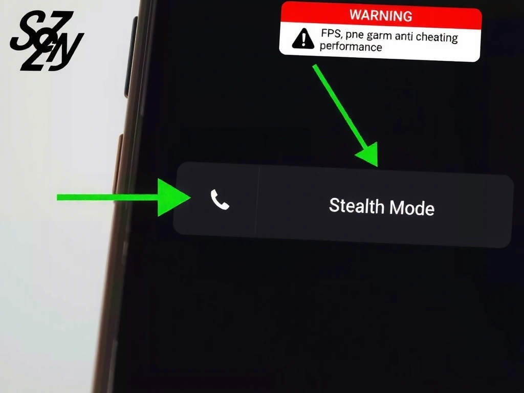 Annotated app scenario screenshot